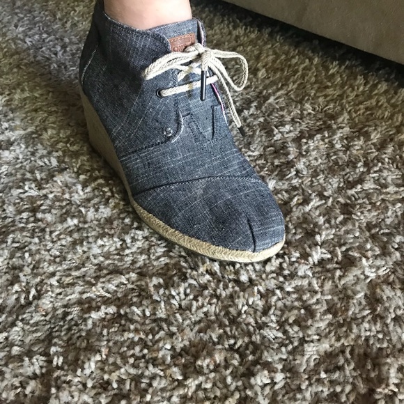 TOMS wedge booties - Picture 6 of 8